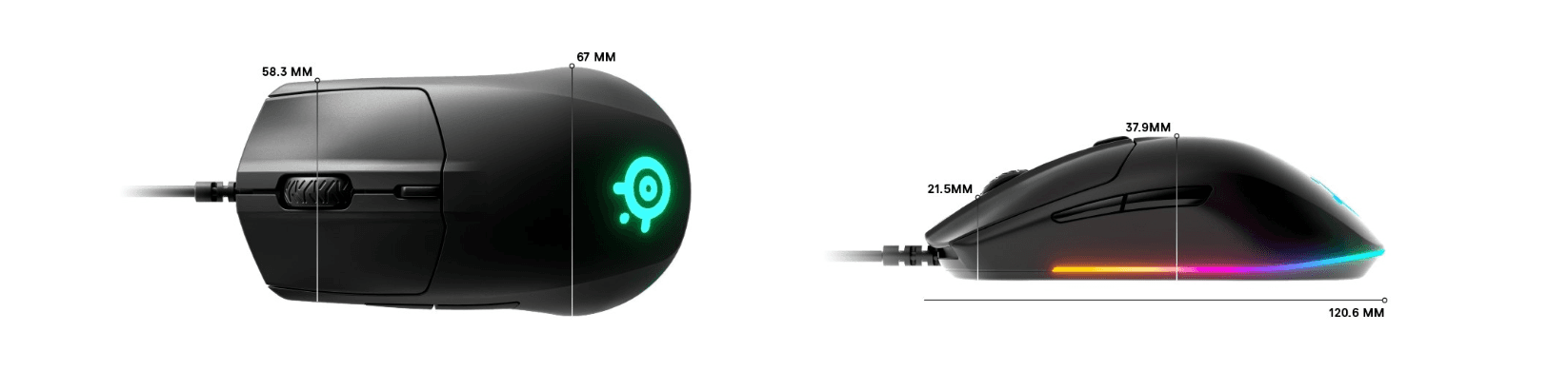 Chuột chơi game SteelSeries Rival 3 (62513) 8