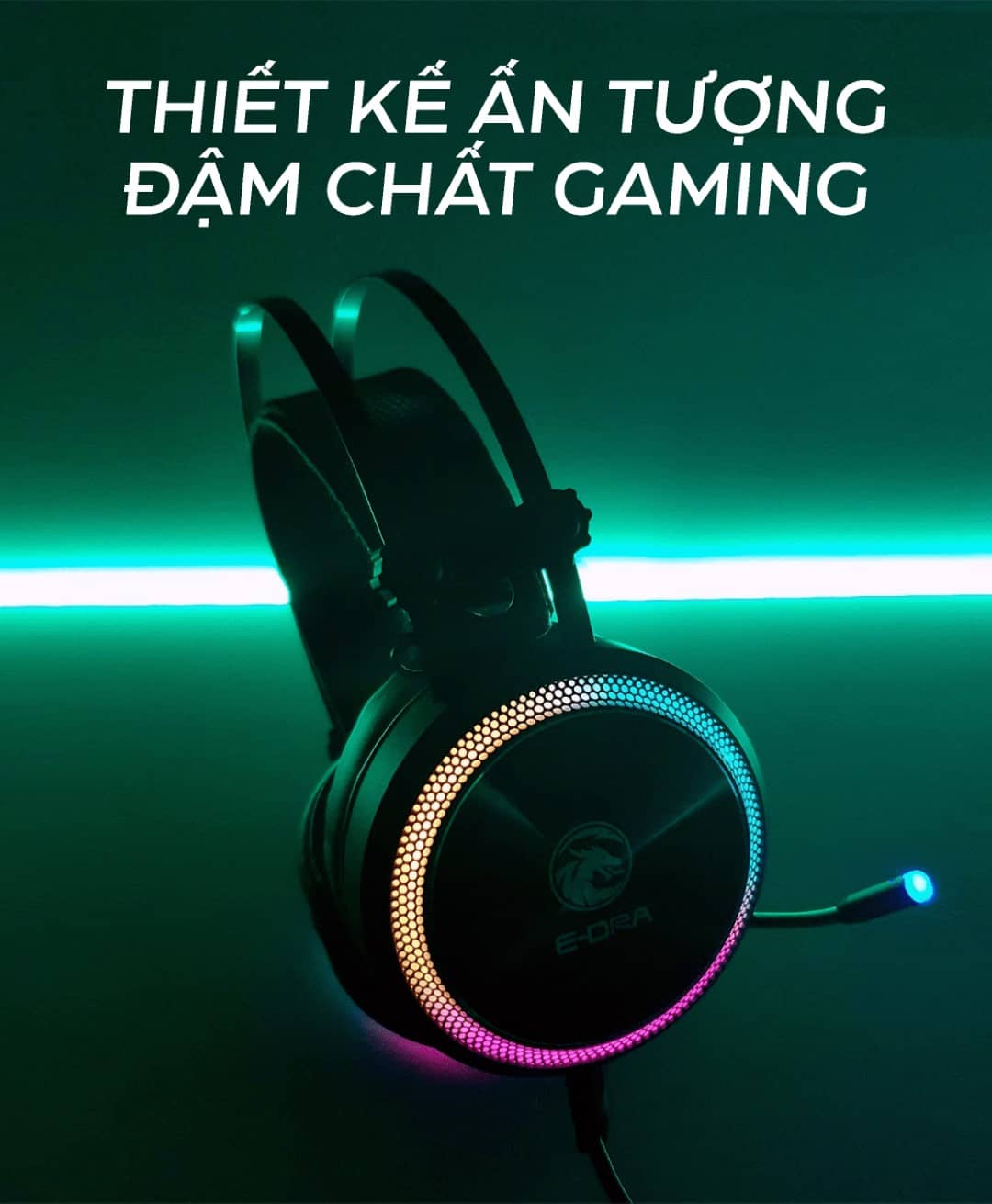 Tai nghe E-Dra EH412 Pro 7.1 Led RGB USB