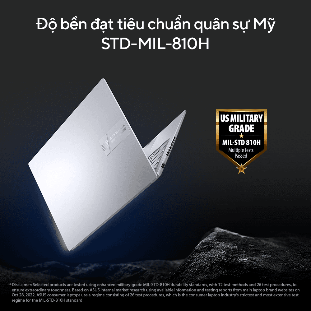 Laptop Asus VivoBook 14X OLED K3405ZF-KM184W  (i5 12500H/16GB RAM/512GB SSD/14 2.8K/RTX2050 4GBWin11/Bạc) ảnh 8