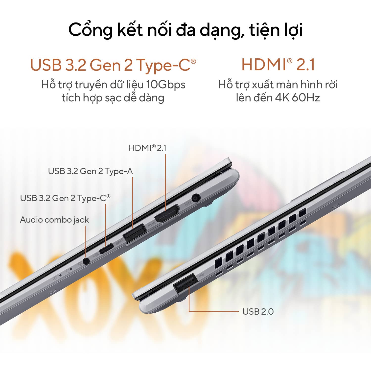 Laptop Asus VivoBook X1504ZA-NJ582W (i3 1215U/8GB RAM/512GB SSD/15.6 FHD/Win11/Bạc)