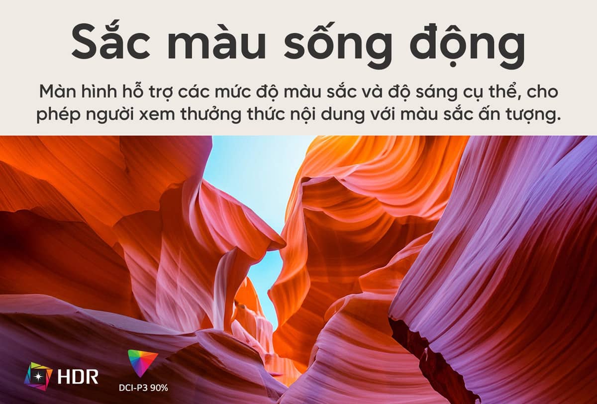 LG UltraFine 27US500-W có dải màu sống động