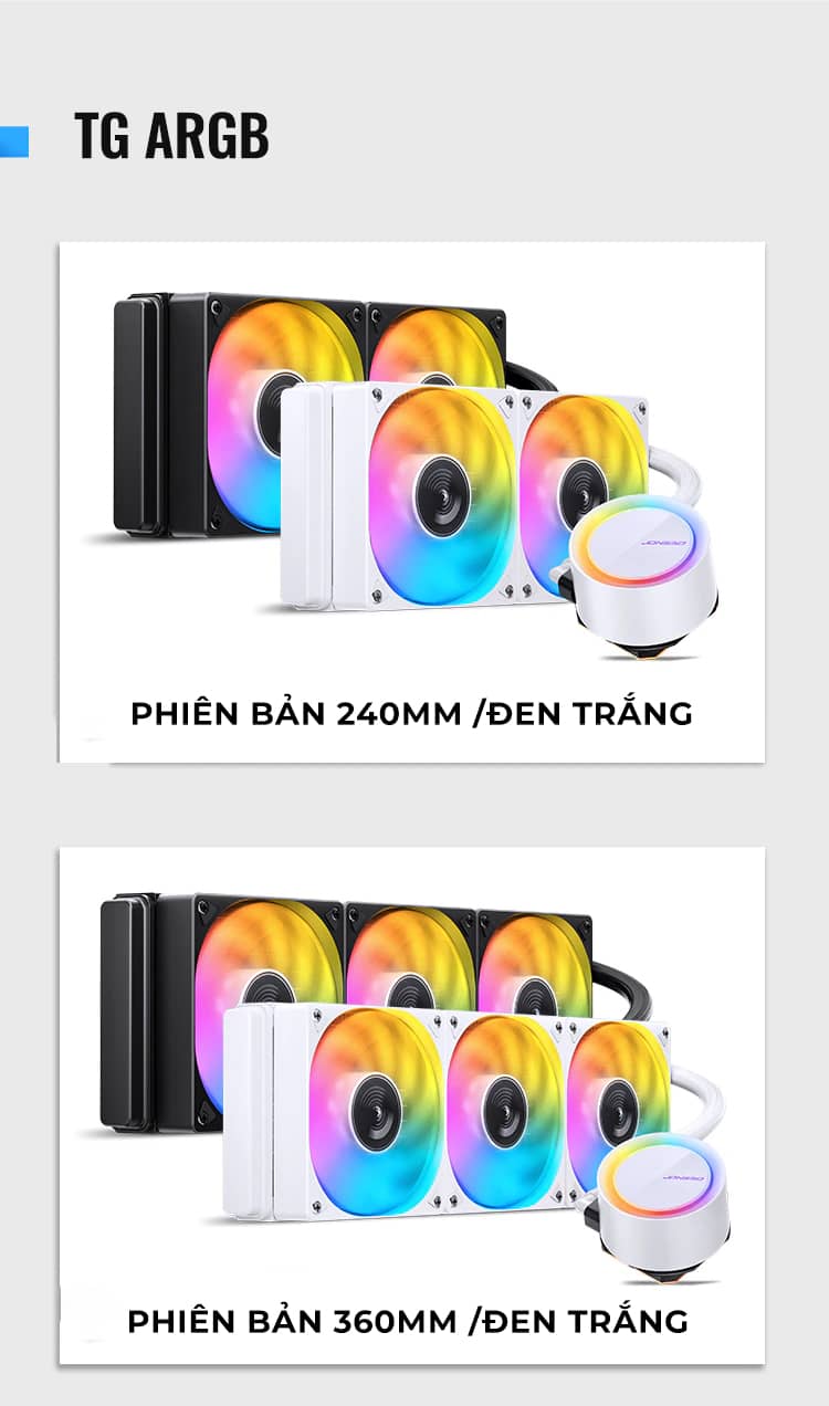Tản nhiệt nước AIO Jonsbo TG-360 ARGB White