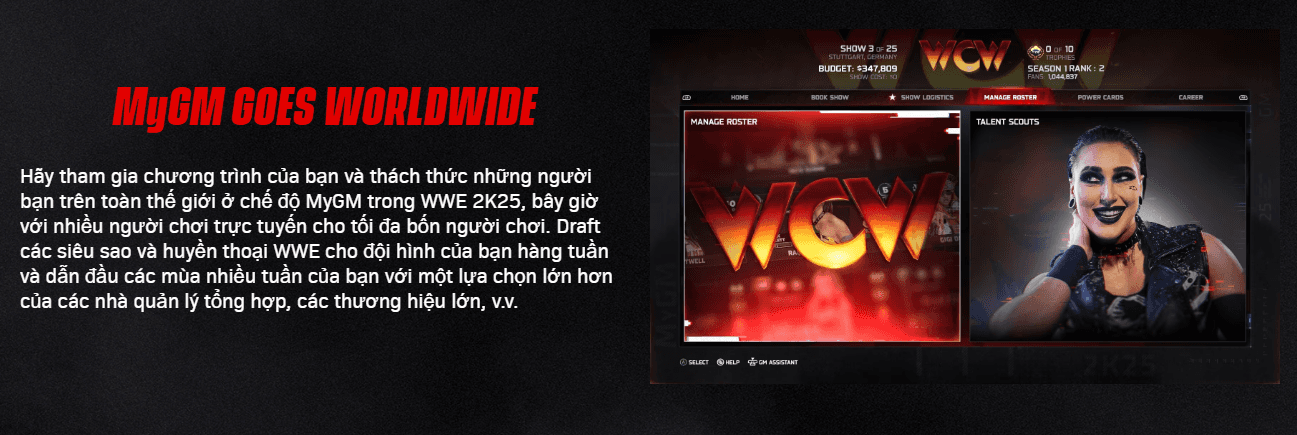 Đĩa game PS4 - WWE 2K25 - EU 5