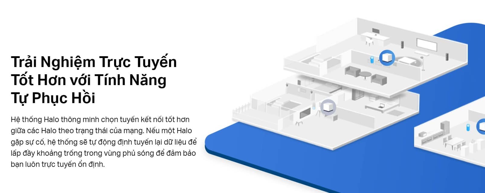 Bộ Phát Wifi Mesh Mercusys Halo H50G 3 Pack Chuẩn Tốc Độ AC1900Mbps