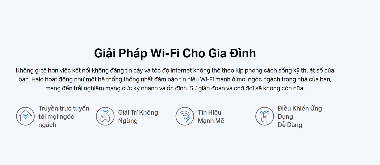 Bộ Phát Wifi Mesh Mercusys Halo H50G 3 Pack Chuẩn Tốc Độ AC1900Mbps