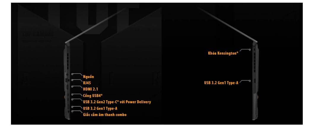 Laptop Asus Gaming TUF FA507UV-LP090W (R9 8945H/16GB RAM/512GB SSD/15.6 FHD 144hz/RTX4060 8GB/Win11/Xám) ảnh 