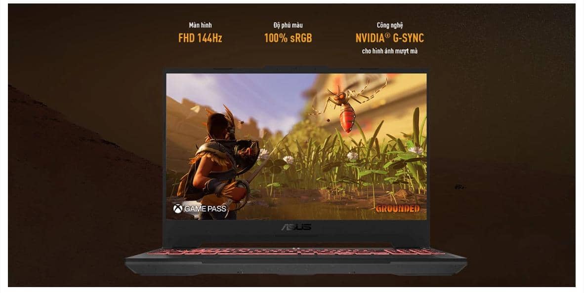 Laptop Asus Gaming TUF FA507UV-LP090W (R9 8945H/16GB RAM/512GB SSD/15.6 FHD 144hz/RTX4060 8GB/Win11/Xám) ảnh 3