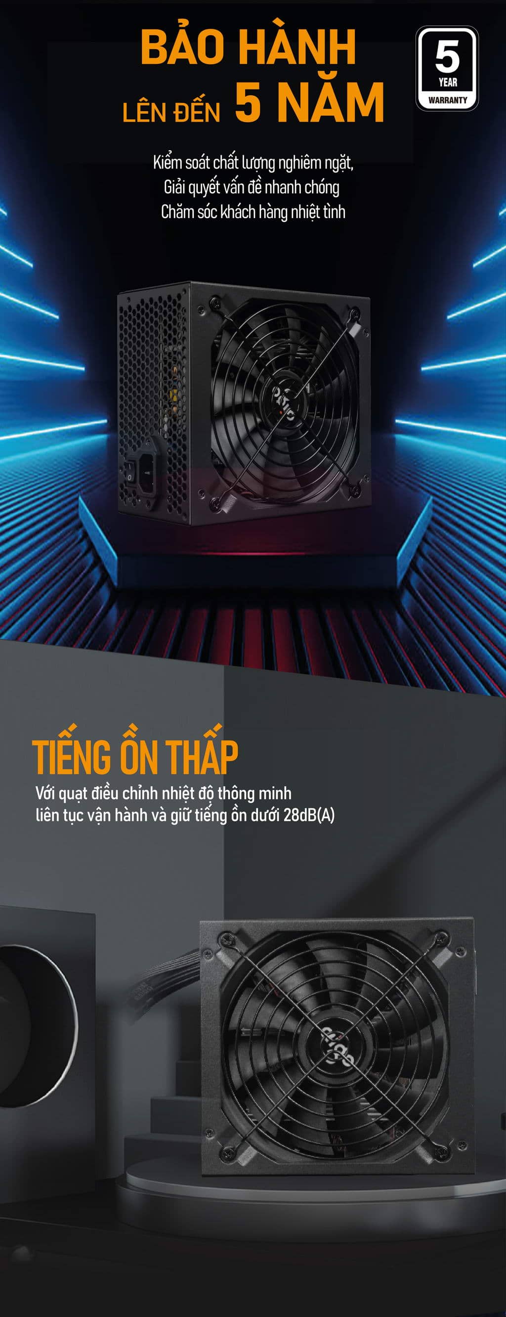 Nguồn máy tính AIGO GB550