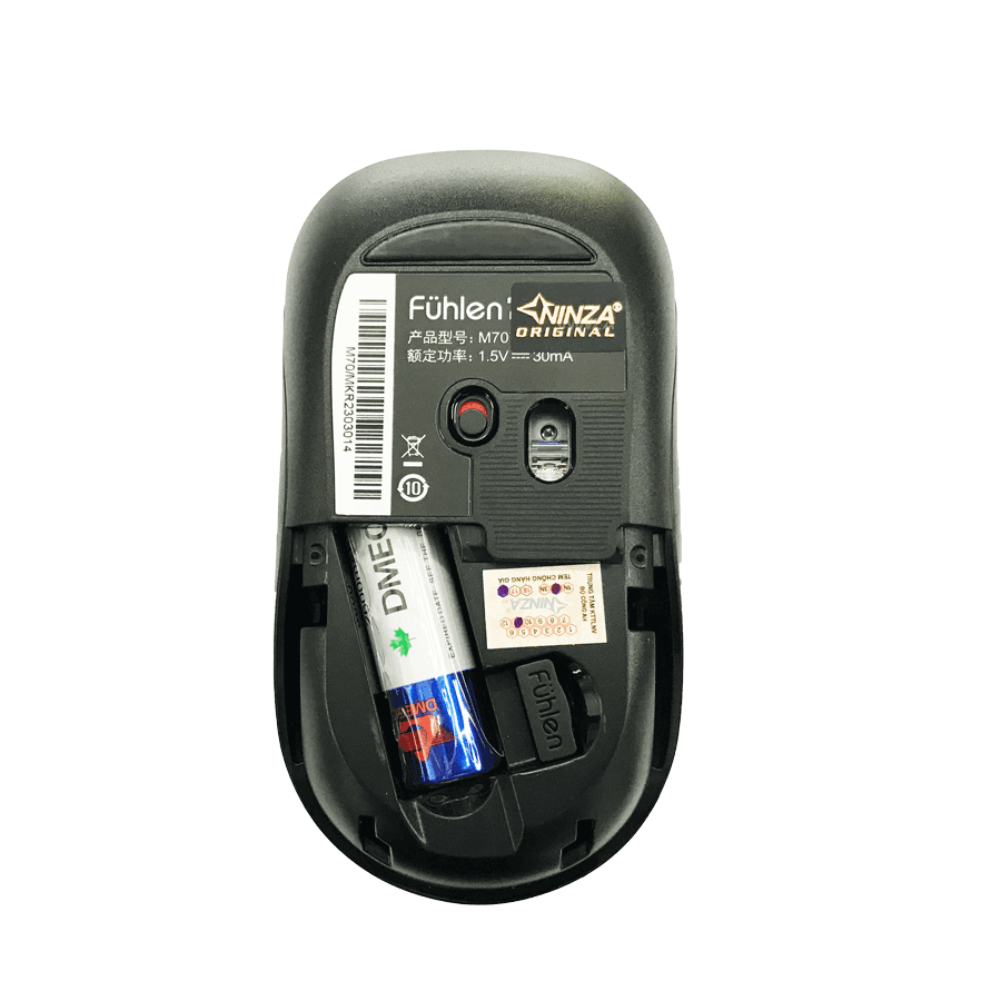 Chuột Fuhlen M70 Optical Wireless Đen
