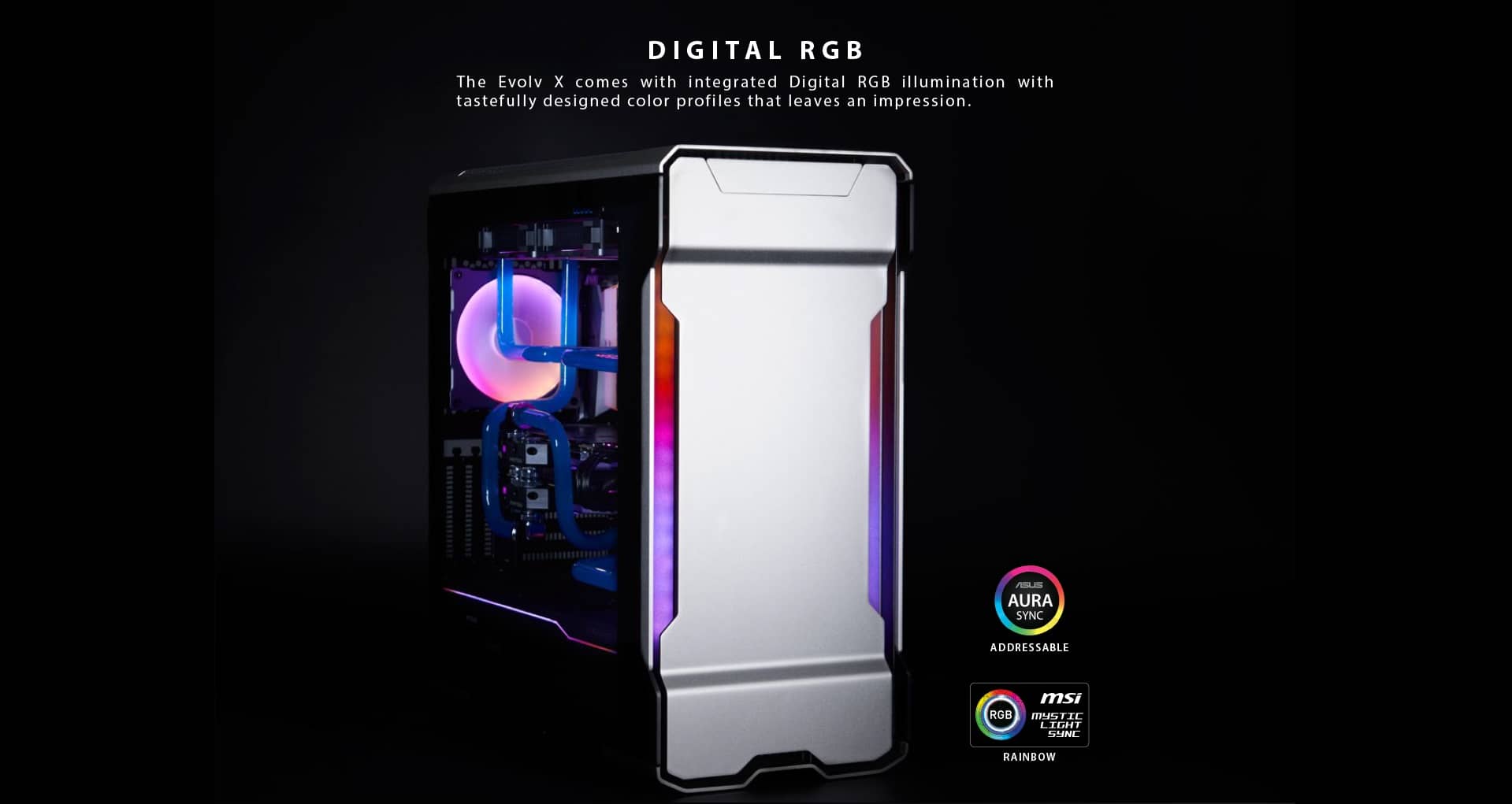 Phanteks Enthoo Evolv X ATX Case, Tempered Glass Window - Anthracite Grey giới thiệu 12