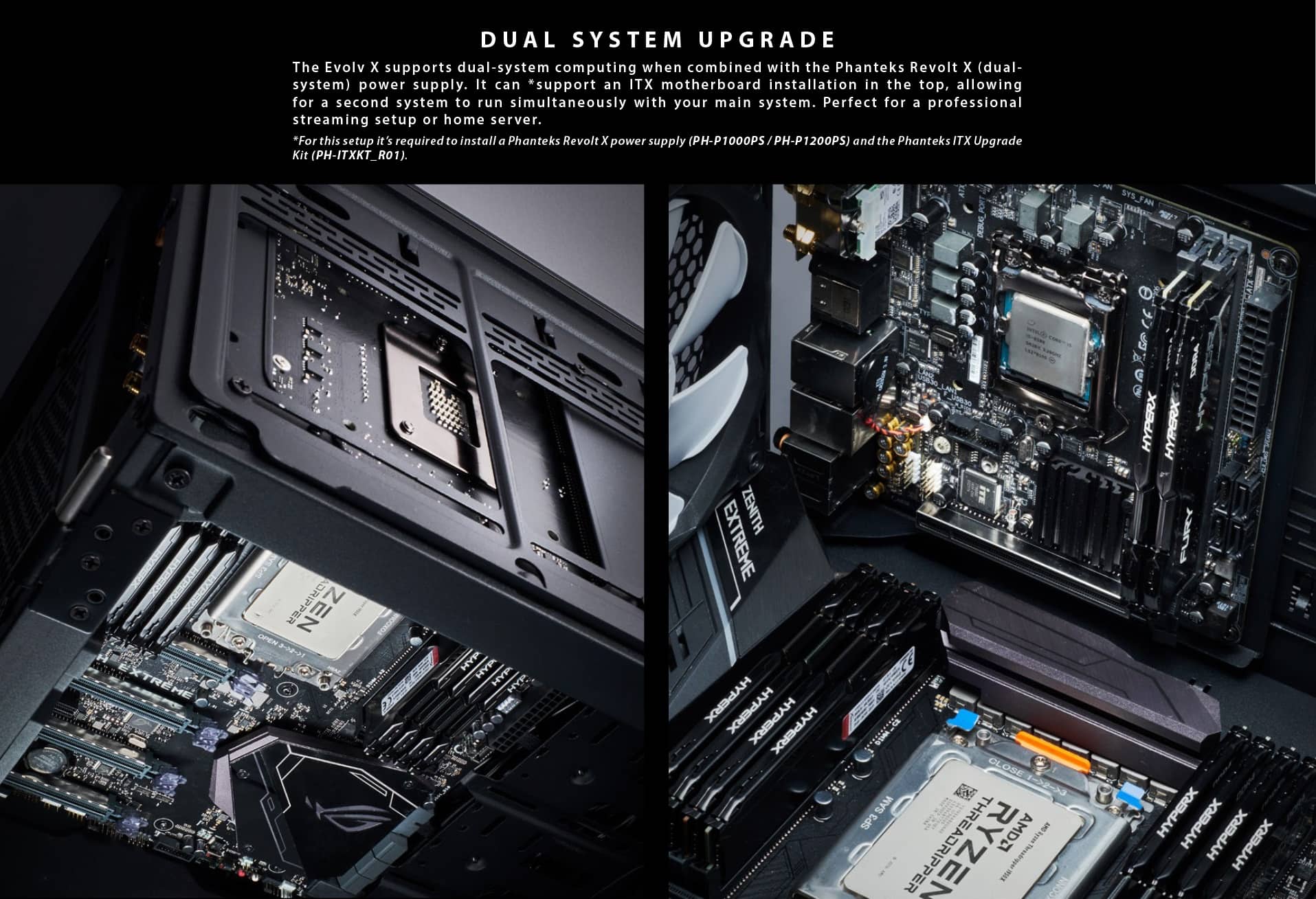  Phanteks Enthoo Evolv X ATX Case, Tempered Glass Window - Anthracite Grey giới thiệu 14