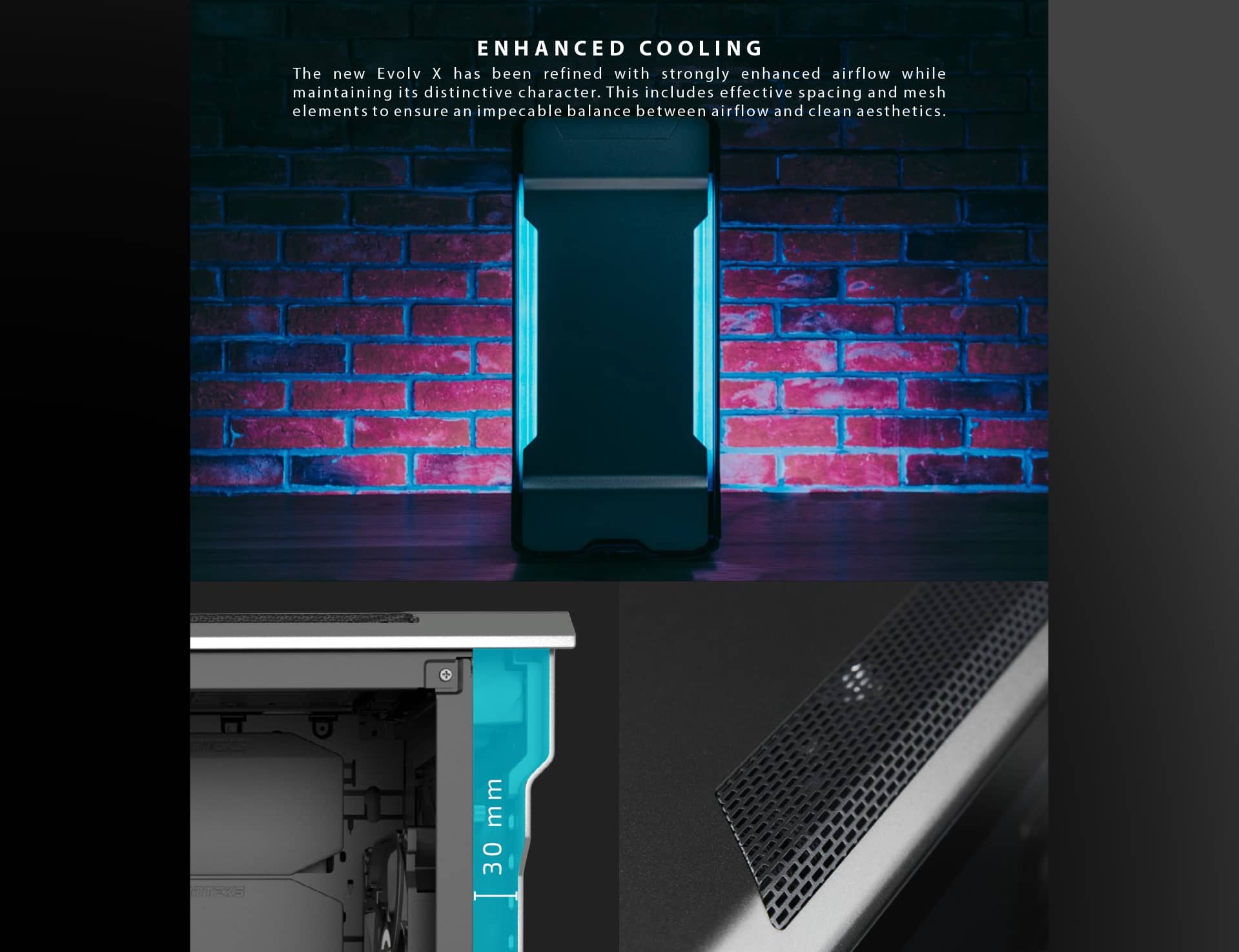  Phanteks Enthoo Evolv X ATX Case, Tempered Glass Window - Anthracite Grey giới thiệu 6