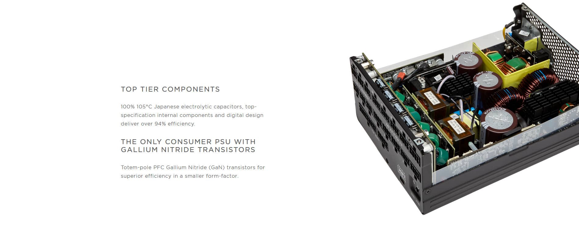 Nguồn Corsair AX1600i 1600W (80 Plus Titanium/ Full Modular/Màu Đen) tụ nhật