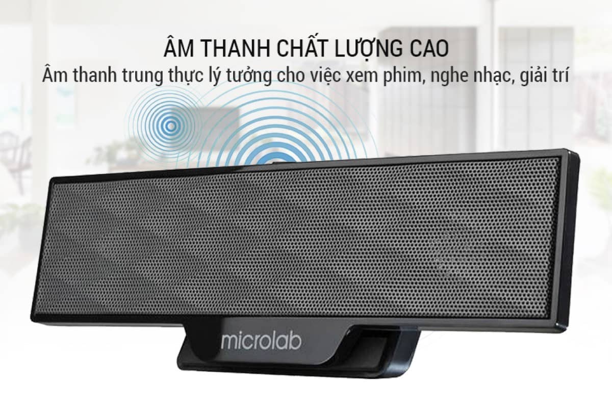 Loa vi tính Microlab B51, Soundbar 2.0, nguồn USB