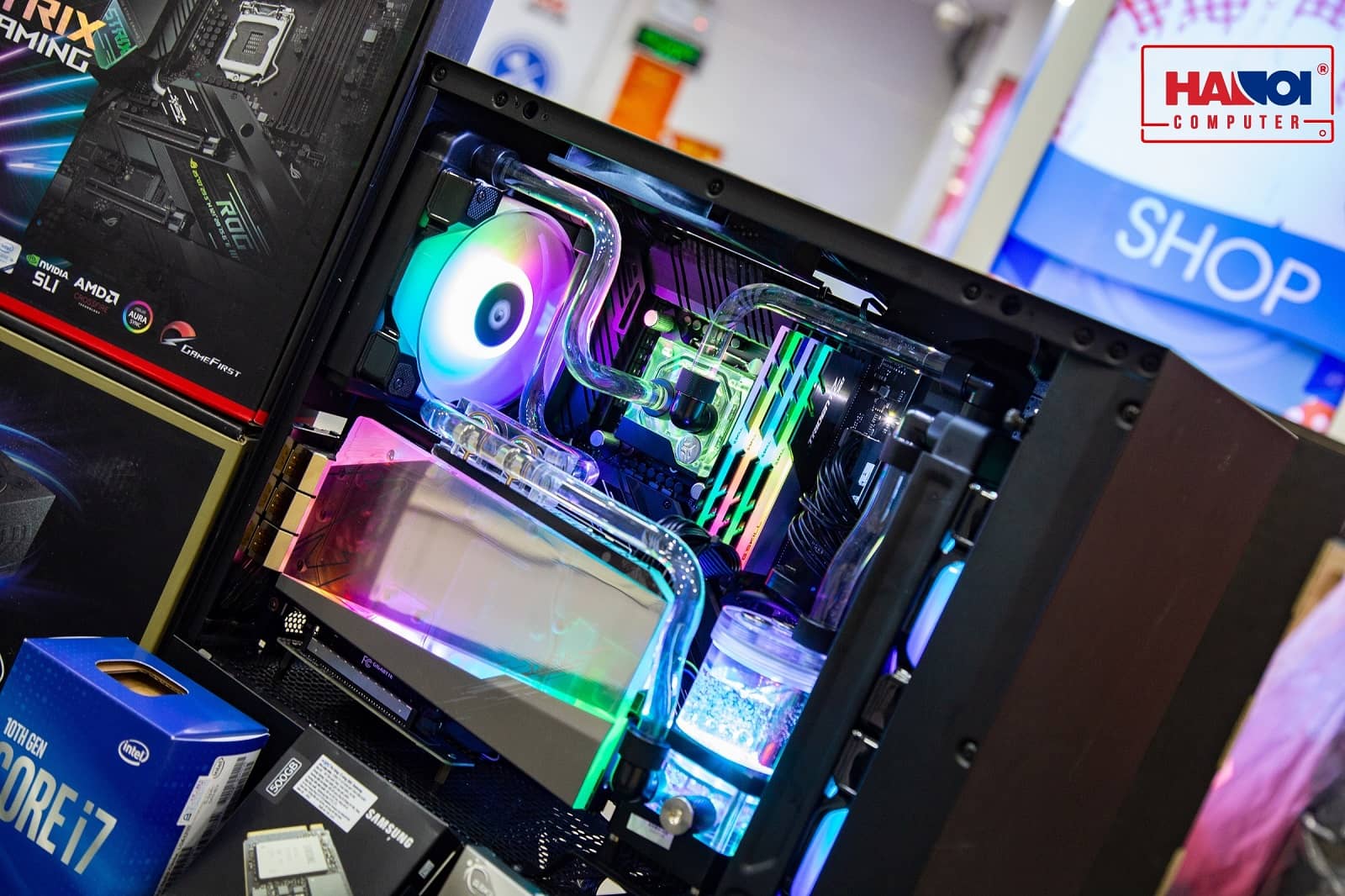 Tổng thể đường nước hài hoà