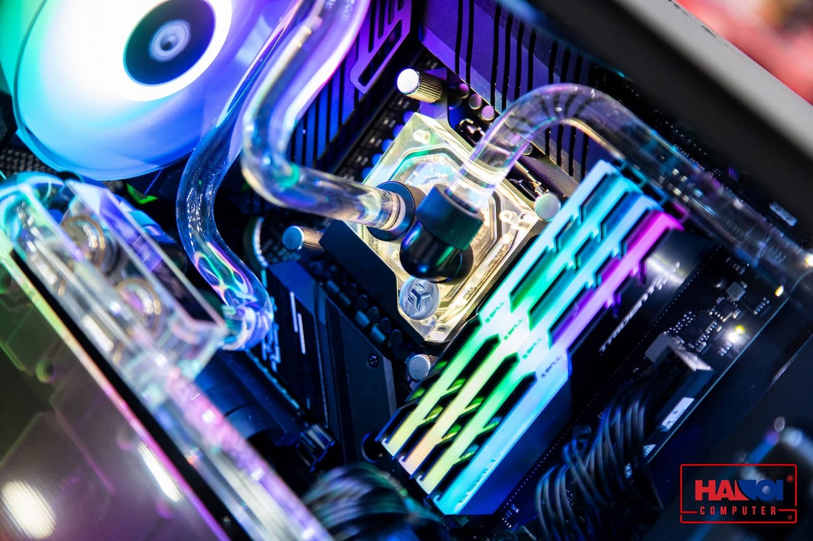 Block cpu EK-Supremacy Classic RGB - Nickel + Plexi