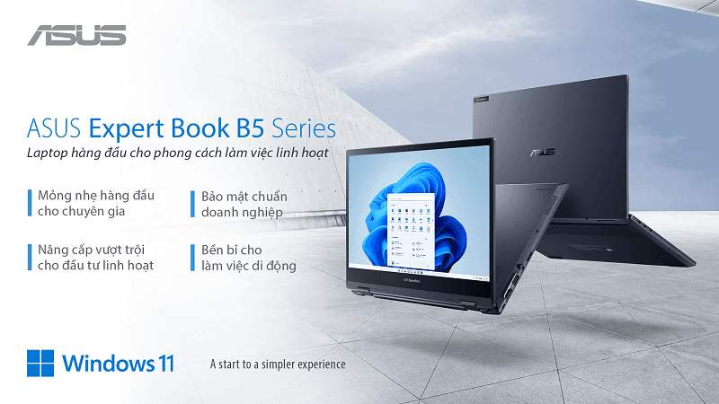 hacom-asus expert book b5 series-1