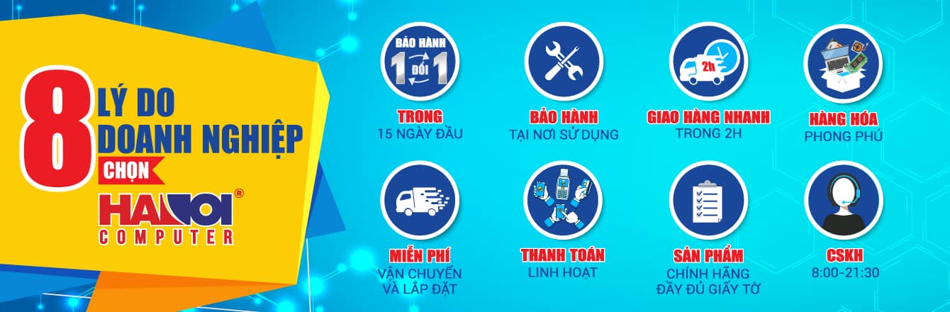Con người HACOM tận tình phục vụ với các tiêu chí chất lượng
