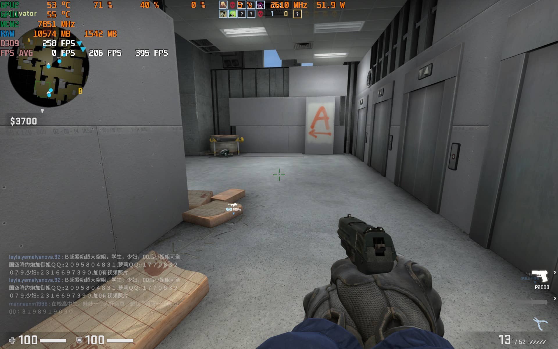 Đối với tựa game CS:GO, cũng ở mức cài đặt cao nhất, máy vẫn cho một trải nghiệm mượt mà. 