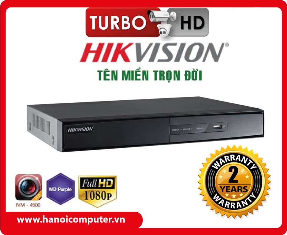 Đầu ghi 16 kênh TVI Hikvision DS-7216HQHI-F2/N