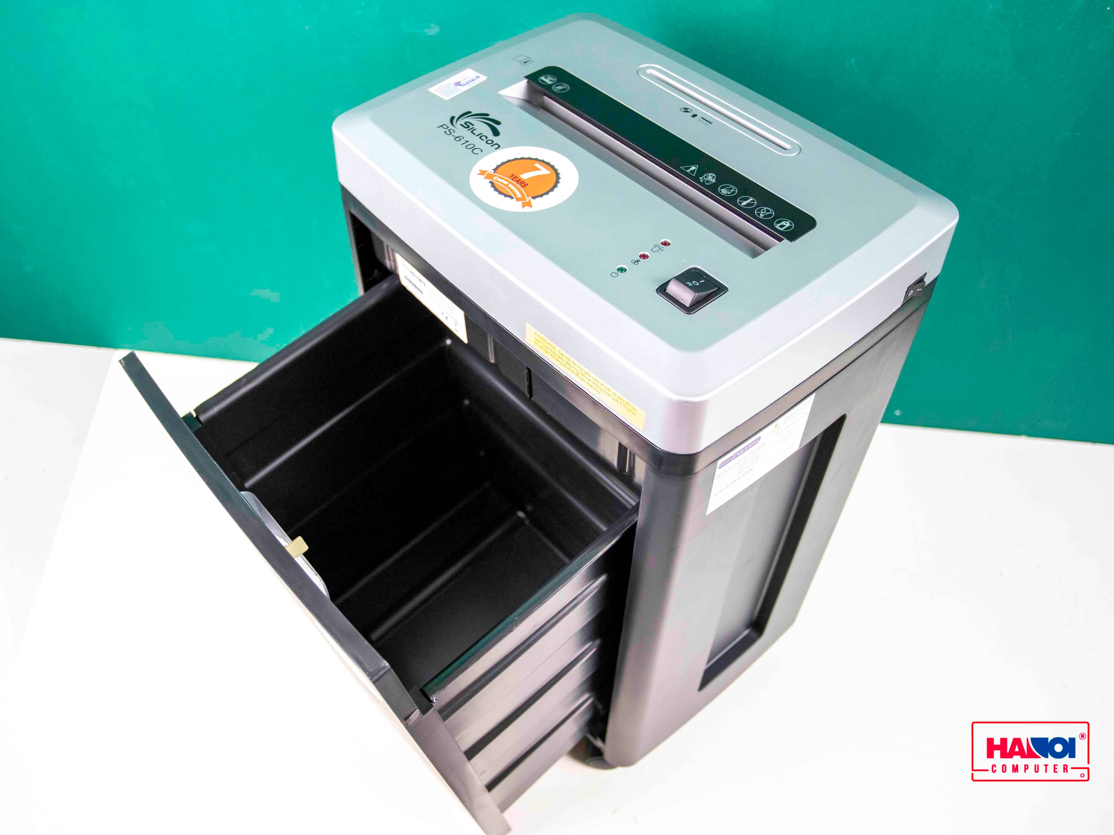 Máy Hủy Giấy Silicon PS 610C ảnh 2
