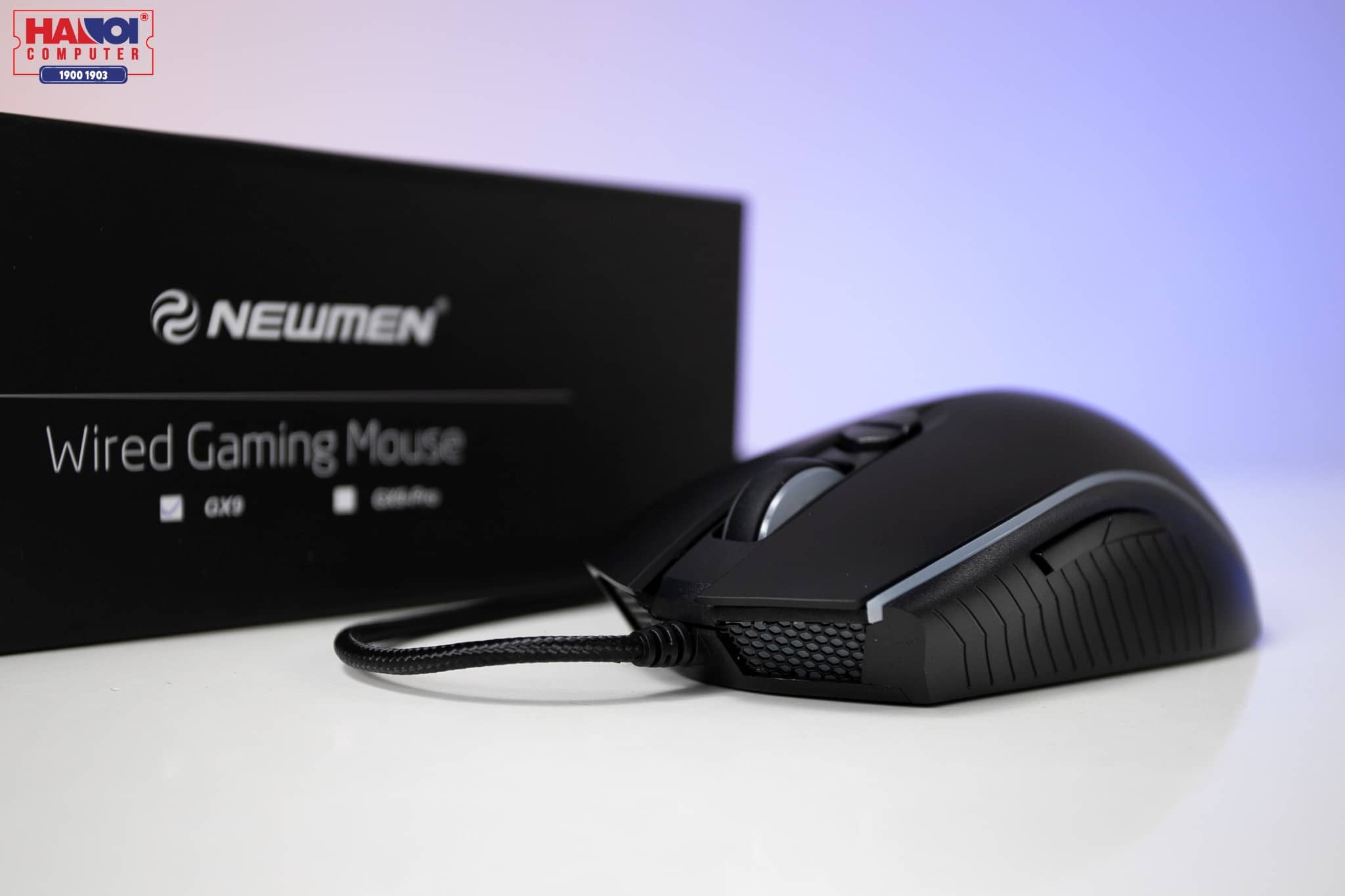 Chuột Newmen GX9 đen (USB/RGB) 2