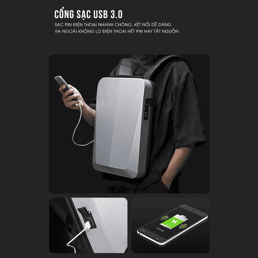 Balo Laptop Nam Chống Trộm Bange BG-22201