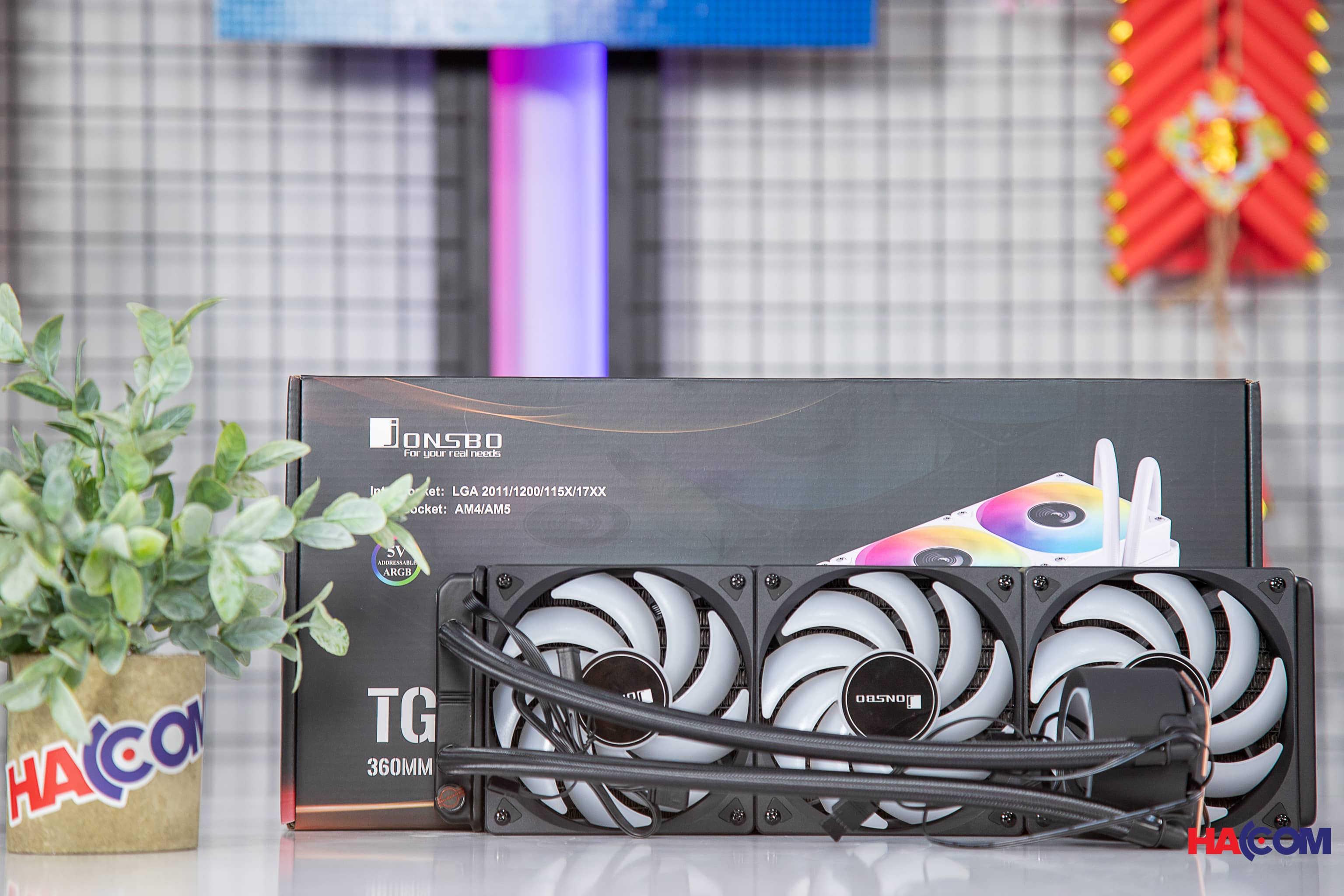 Tản nhiệt nước AIO Jonsbo TG-360 ARGB Black 