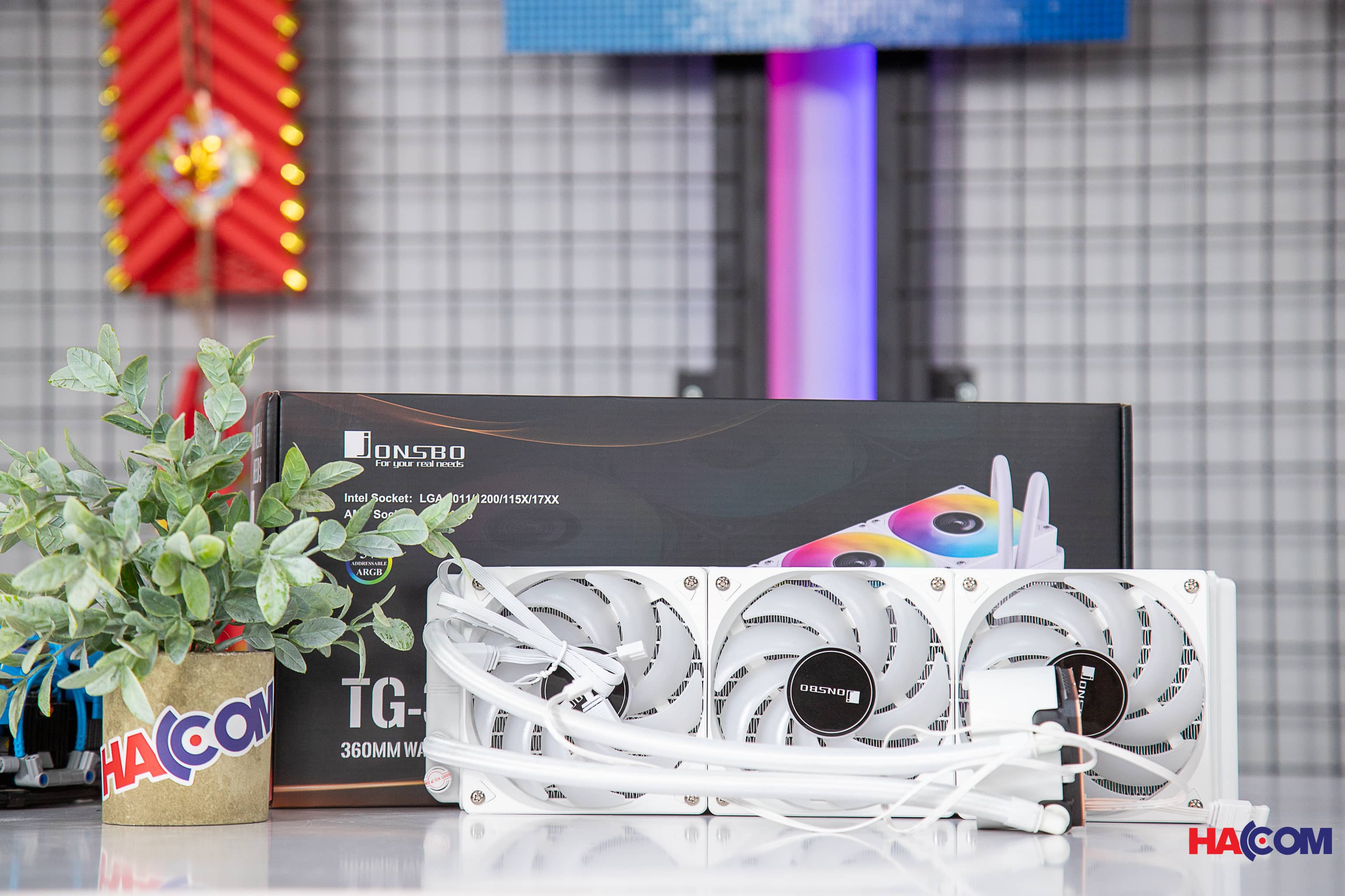 Tản nhiệt nước AIO Jonsbo TG-360 ARGB White