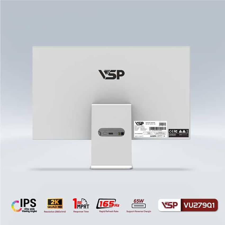 Màn hình VSP VU279Q1 Trắng