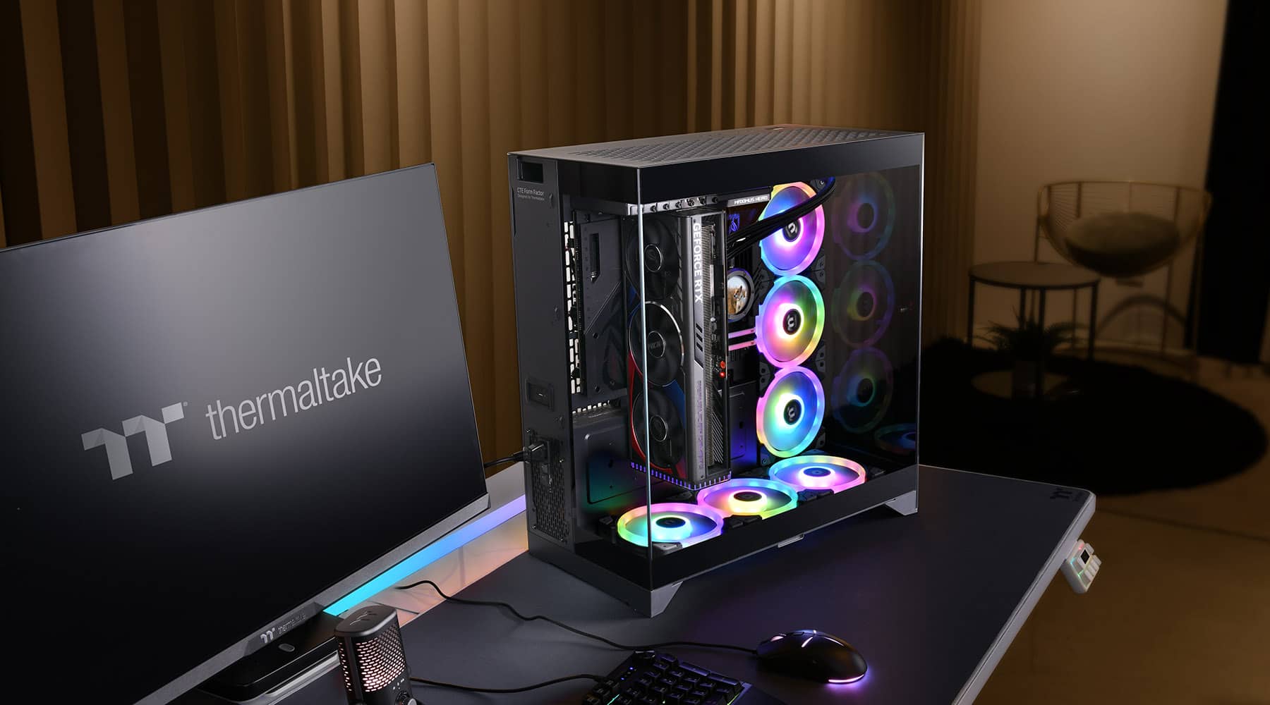 Case Thermaltake CTE E550 TG black (ATX/Mid Tower) (I