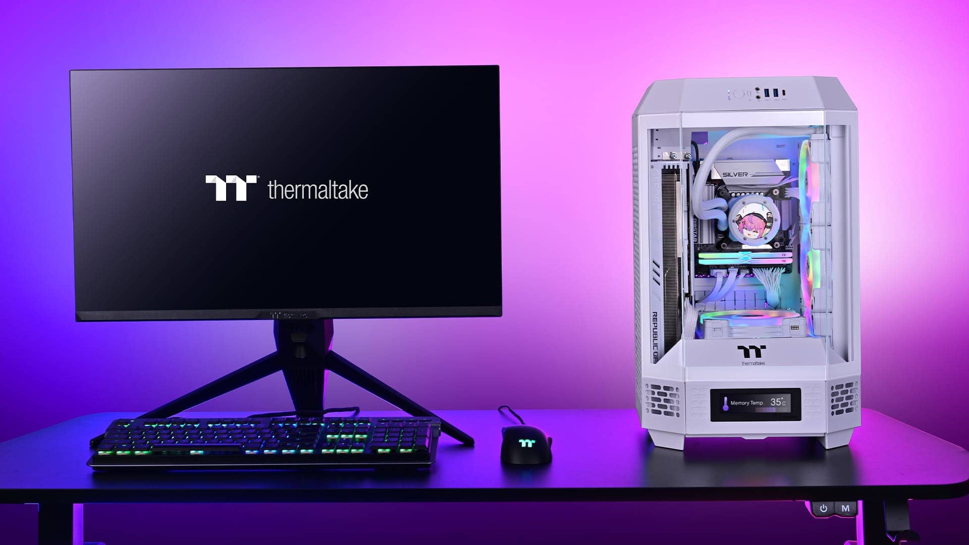 Case Thermaltake Tower 250 Snow (