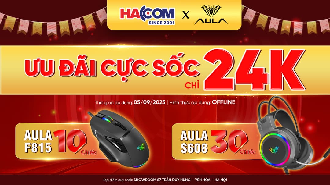  [HACOM x AULA] MỪNG SINH NHẬT – CHECK-IN LIỀN TAY, NHẬN DEAL SỐC NGAY