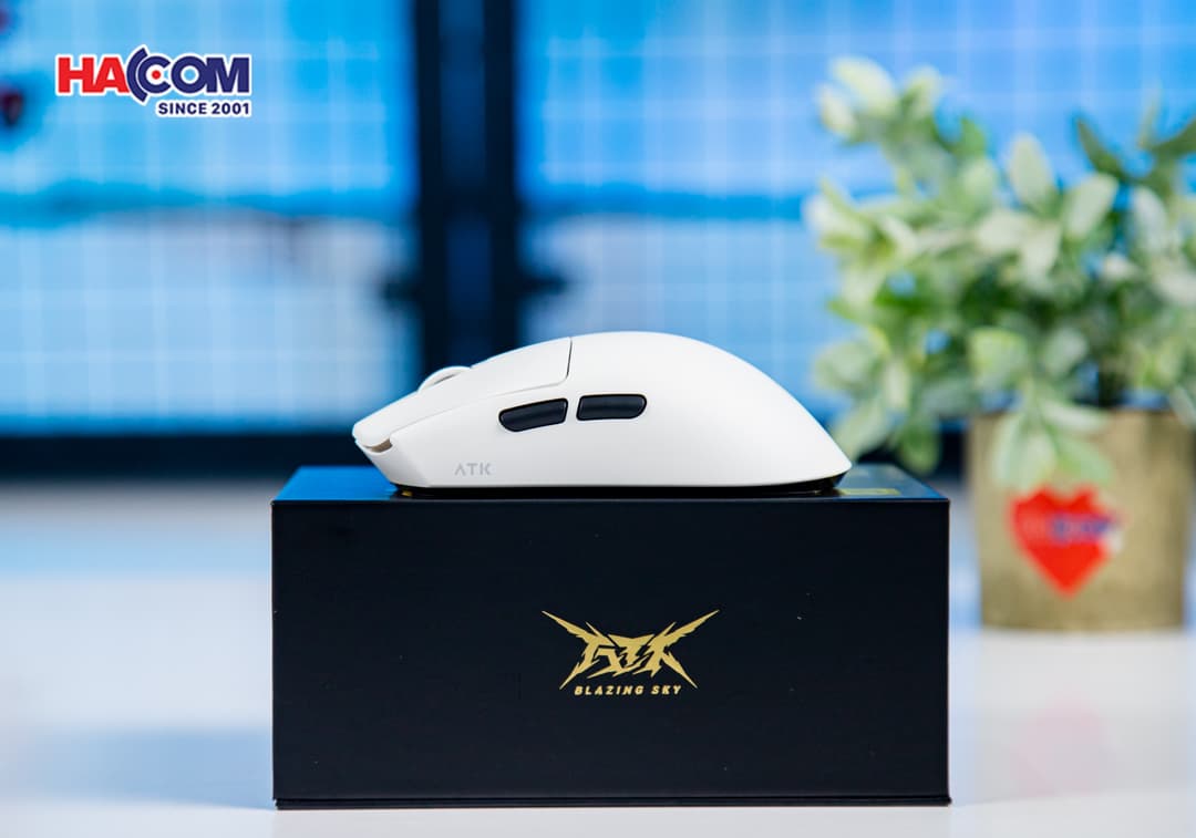 Chuột không dây ATK X1 - Màu Trắng 4