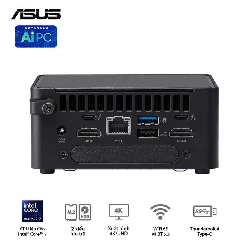Mini PC Asus NUC 14 PRO Tall RNUC14RVHU500001I  4