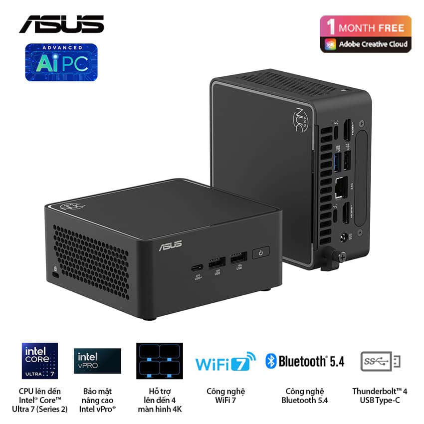 Mini PC Asus NUC 15 PRO (RNUC15CRHU700000I)  8