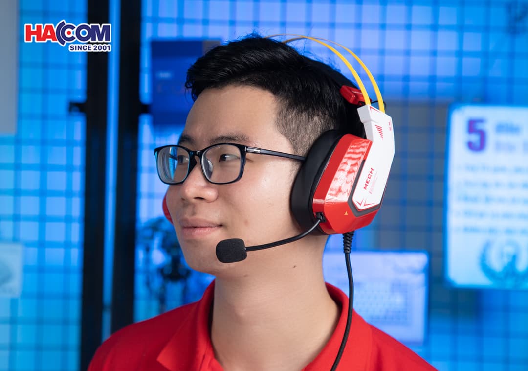  Tai nghe Gaming Dareu EH732 RGB (Màu Đỏ) 6