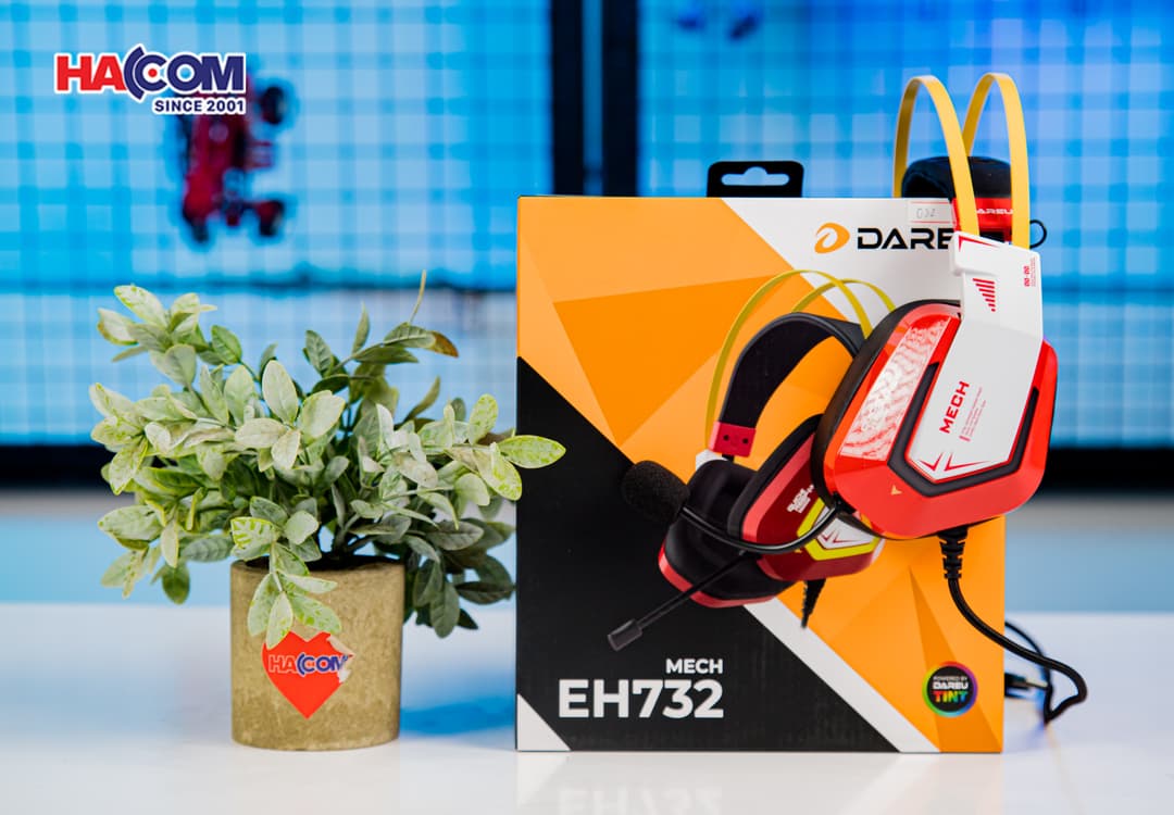  Tai nghe Gaming Dareu EH732 RGB (Màu Đỏ) 8