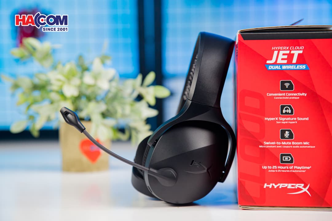 Tai nghe HP HyperX Cloud Jet Wireless Black 8