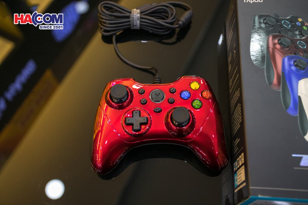  Tay cầm game RAPOO V600 Red 6