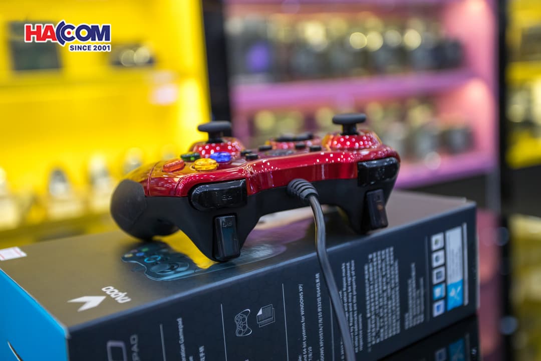  Tay cầm game RAPOO V600 Red 11