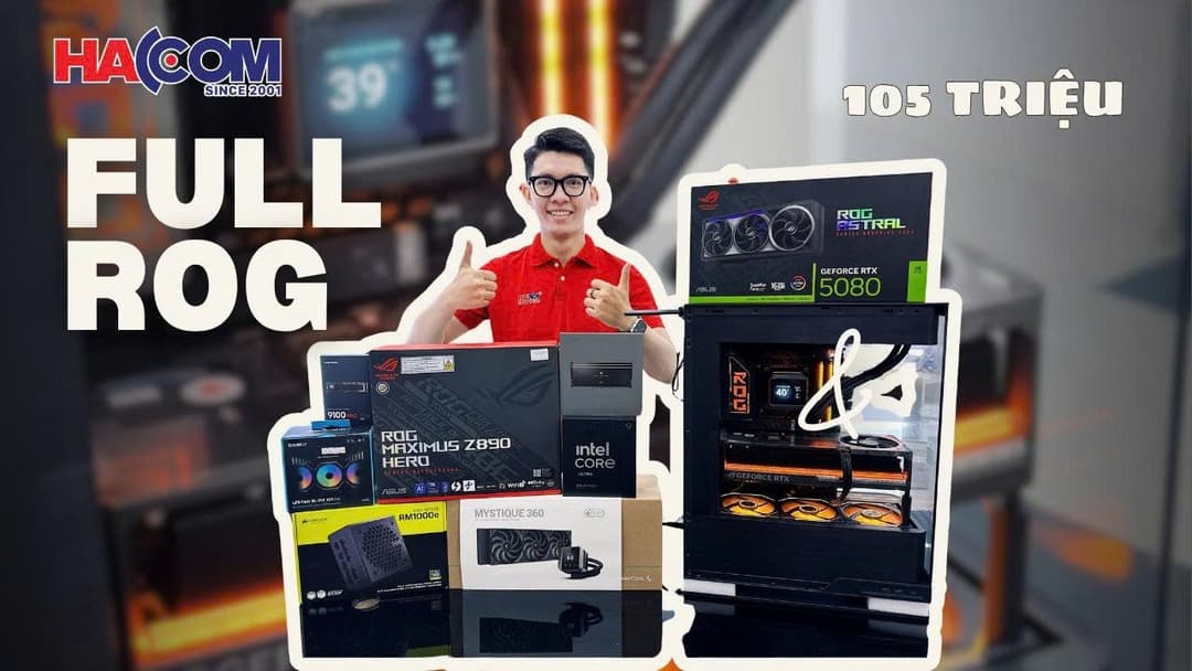 Khám phá bộ PC 100 Triệu của sinh viên VinUni