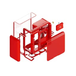 Vỏ case HYTE X50 Panel Cherry (eATX/0 Fan) 4