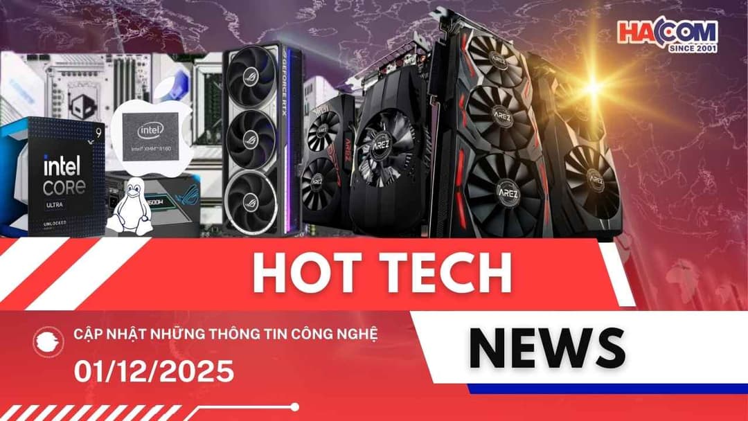 Bản tin công nghệ 01/12/2025