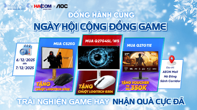 HACOM x AOC – ĐỒNG HÀNH CÙNG FANTASIA GAME FEST: WINTER SPECIAL