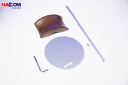 Giá treo tai nghe Crossline EJ4 màu bạc - Gỗ và hợp kim nhôm