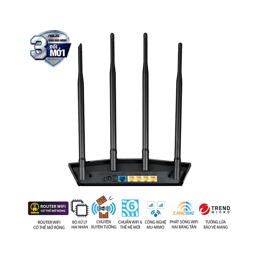 Bộ phát wifi ASUS RT-AX1800HP V2 4