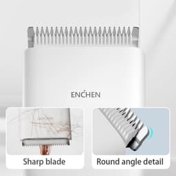 Tông Đơ Cắt Tóc Enchen Boost - Màu Trắng 5