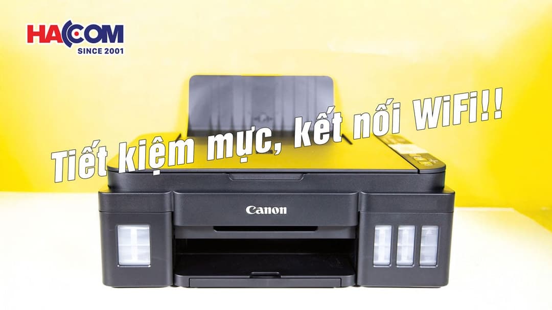 Máy In Canon PIXMA G3010: Tiết Kiệm Mực, Kết Nối Wi-Fi, In Nhanh Cho Gia Đình & Văn Phòng nhỏ!