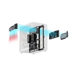 Vỏ case JONSBO X400 Gray (ATX/0 fan) 4